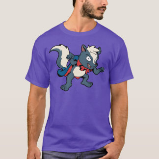 Camiseta Animales monstruosos chica zorrillo vampiro