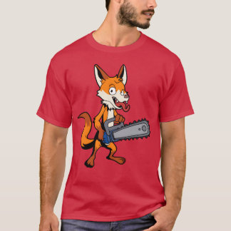 Camiseta Animales Monstruosos Motosierra Para familia