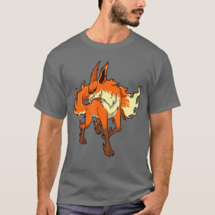 Camiseta Animales monstruosos terror llama fo divertido