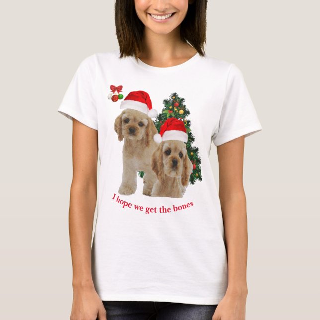 Camiseta Animales navidades (Anverso)