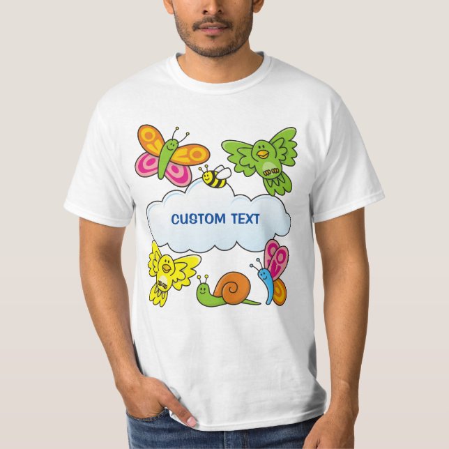 Camiseta Animales para bebés (Anverso)