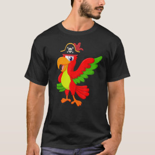 Camiseta Animales piratas de loro