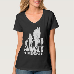Camiseta Animales por gente activista animal rescatan a la 