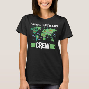 Camiseta Animales por gente activista animal rescatan a la