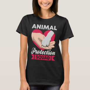 Camiseta Animales por gente activista animal rescatan a la
