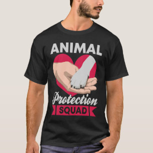 Camiseta Animales por gente activista animal rescatan a la