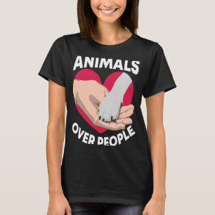 Camiseta Animales por gente activista animal rescatan a la