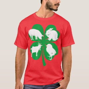 Camiseta Animales que crecen con amor, que muestran cós de