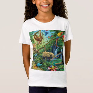 Camiseta Animales que viven juntos tiran almohada