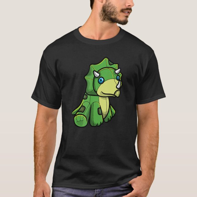 Camiseta Animales rellenos Triceratops Dinosaur Dino Kids (Anverso)