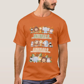 Camiseta Animales retro
