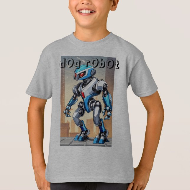 Camiseta animales-robots-gatos-perros-serpientes-leopardo n (Anverso)