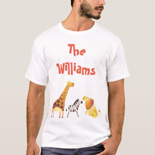 Camiseta Animales Safari Familiar