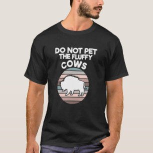 Camiseta Animales Salvajes Bisontes Hembras - Retro No Acar