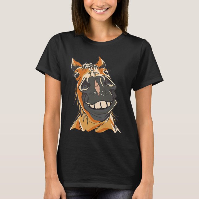 Camiseta Animales salvajes de caballos (Anverso)