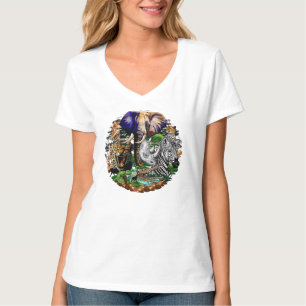 Camiseta Animales salvajes de sabana africanos