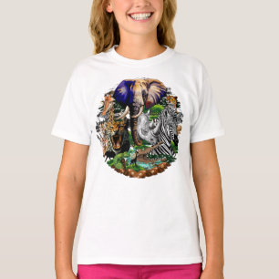 Camiseta Animales salvajes de sabana africanos