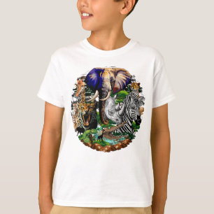 Camiseta Animales salvajes de sabana africanos