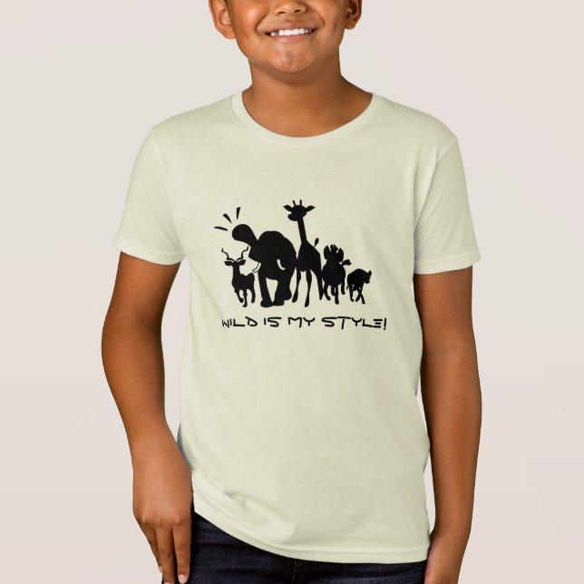 Camiseta Animales salvajes de Safari (Anverso)