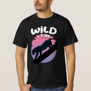 Camiseta Animales salvajes y libres de la jungla del pantan
