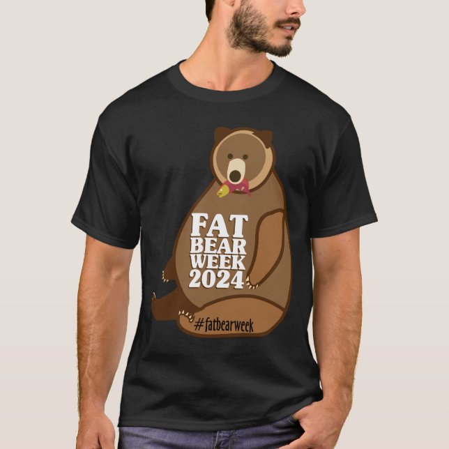 Camiseta animales, semana de oso gordo, semana de oso gordo (Anverso)