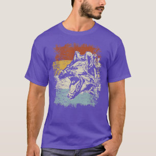 Camiseta Animales silvestres de Hyaena de época África Anim