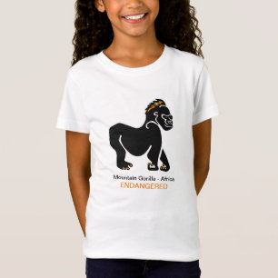 Camiseta Animales silvestres - GORILLA - Ape-Primate - Áfri