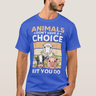 Camiseta Animales sin opción Protestas Vegetarias Vegetaria