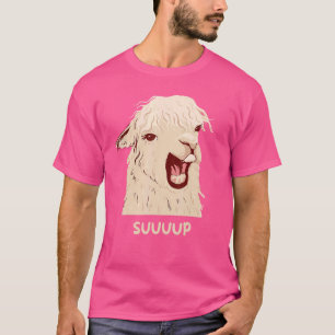 Camiseta Animales Sup No Drama Llama Alpaca Hombres Mujeres