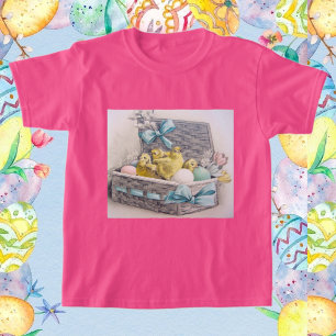 Camiseta Animales Tiernos Vintage de Pascua