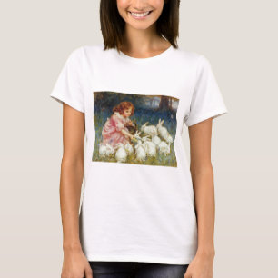 Camiseta Animales Tiernos Vintage de Pascua
