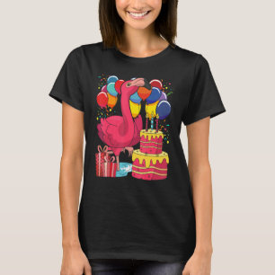Camiseta Animales tropicales Aves Niños Pastel de Cumpleaño