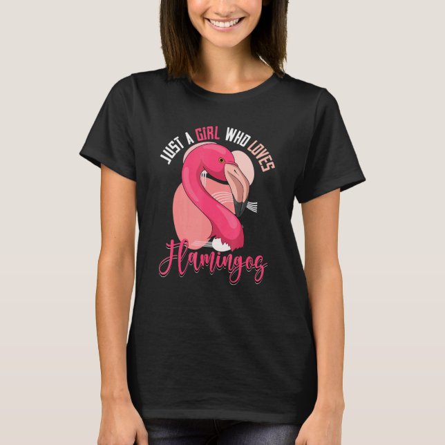 Camiseta Animales tropicales mujeres sólo una Chica a la qu (Anverso)