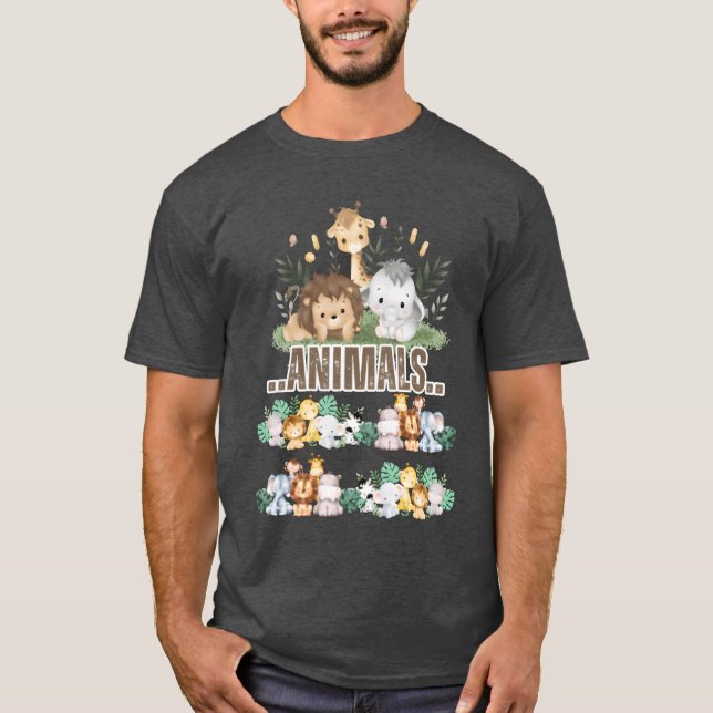 Camiseta Animales vintage (Anverso)
