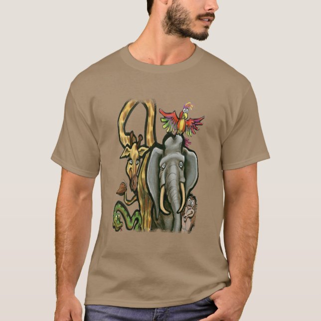 Camiseta Animales zoológicos (Anverso)