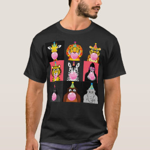 Camiseta Animales zoológicos animales salvajes Fiesta de cu