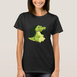 Camiseta Animales zoológicos de Cute Alligator Reptiles Pon