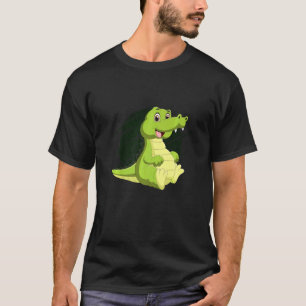 Camiseta Animales zoológicos de Cute Alligator Reptiles Pon