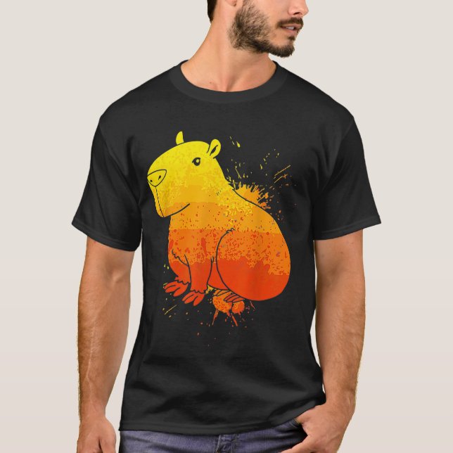 Camiseta Animales zoológicos Rodent Capybara (Anverso)