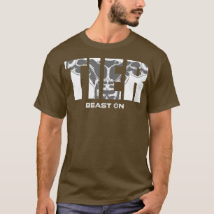 Camiseta AnimalMuscles Beast On Gym Motivation Fitness Sayi