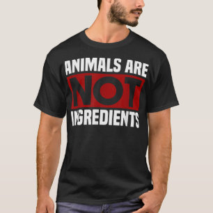Camiseta Animals Are Not Ingredients Funny Vegan & Vegetar