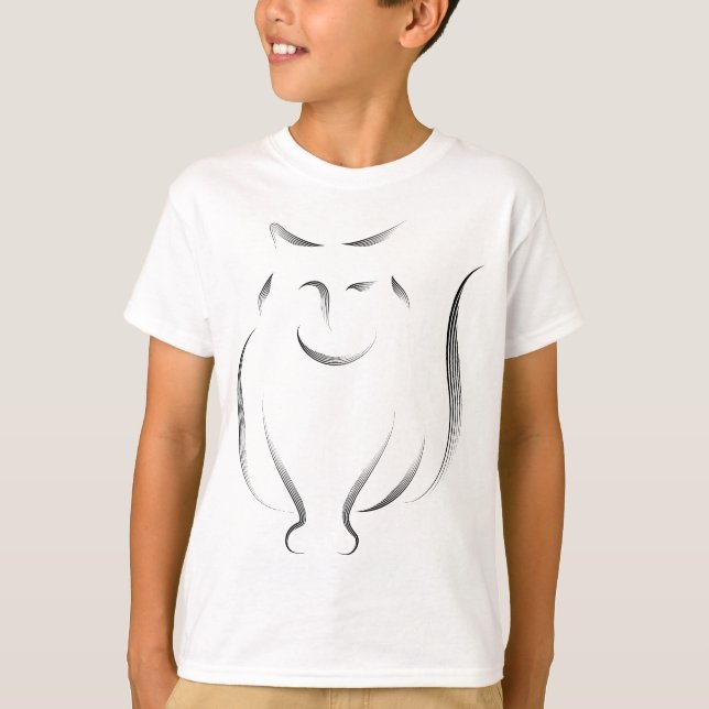 Camiseta Animals - Cat (Anverso)
