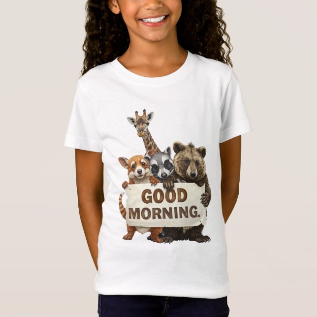 Camiseta Animals, Good Morning, (Anverso)