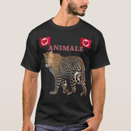 Camiseta Animals I love You,Pets Retro Wild Novelty