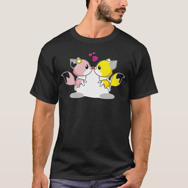 Camiseta Animals in love friends (Anverso)