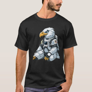 Camiseta Animals In Space- Eagle Astronaut- Eagle in Space