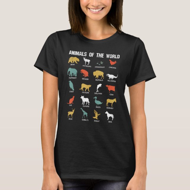 Camiseta Animals of The World Rare Animal (Anverso)