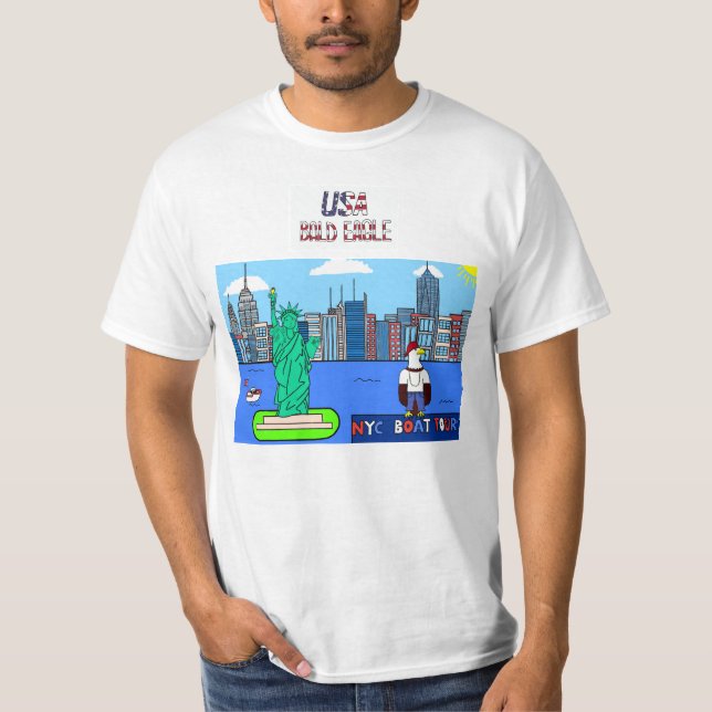 Camiseta Animals of the World, USA: Bald Eagle (Anverso)