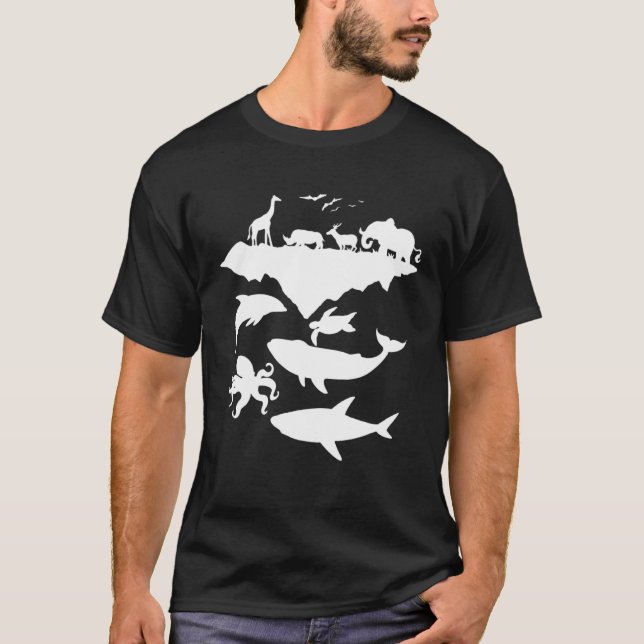 Camiseta Animals Of The World Wildlife Conservation (Anverso)