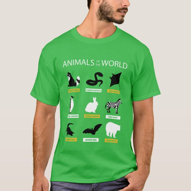 Camiseta Animals Ofhe World Meme Rare Animals girl (Anverso)
